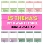 Maak je eigen burgerschapskwartet!